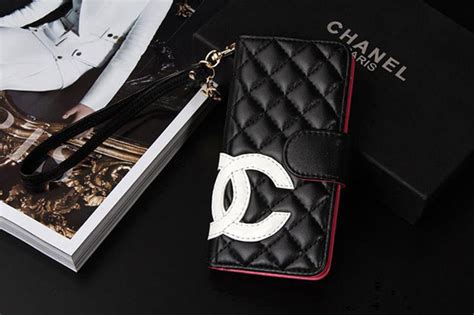 chanel phone cover|chanel phone case folio.